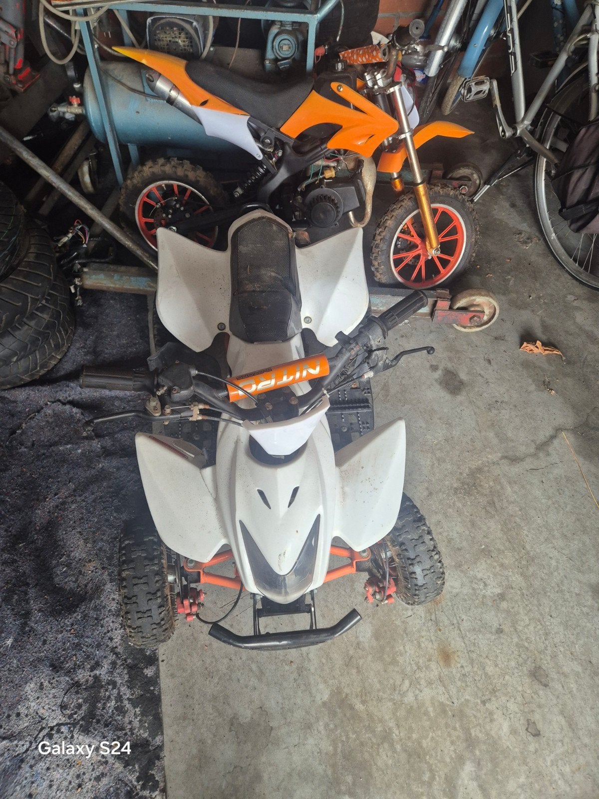 kinder quad en pitbike, Ophalen