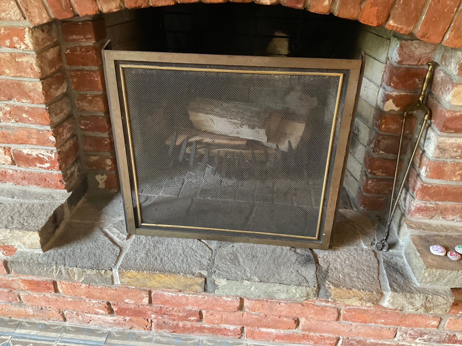 Grille de feux, Enlèvement, Utilisé, Cheminée au bois