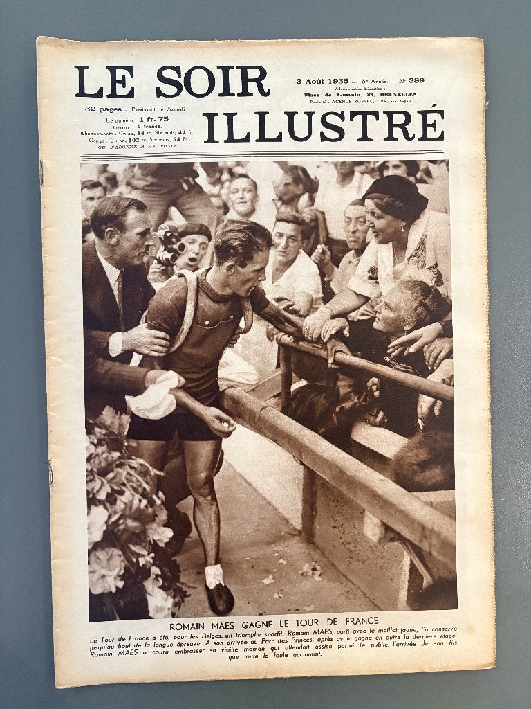 Le Soir Illustré n 389 – Samedi 3 Août 1935, Collections, Envoi, 1920 à 1940, Journal