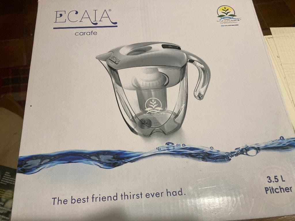 Carafe filtrante à eau du robinet ECAIA, Enlèvement, Neuf