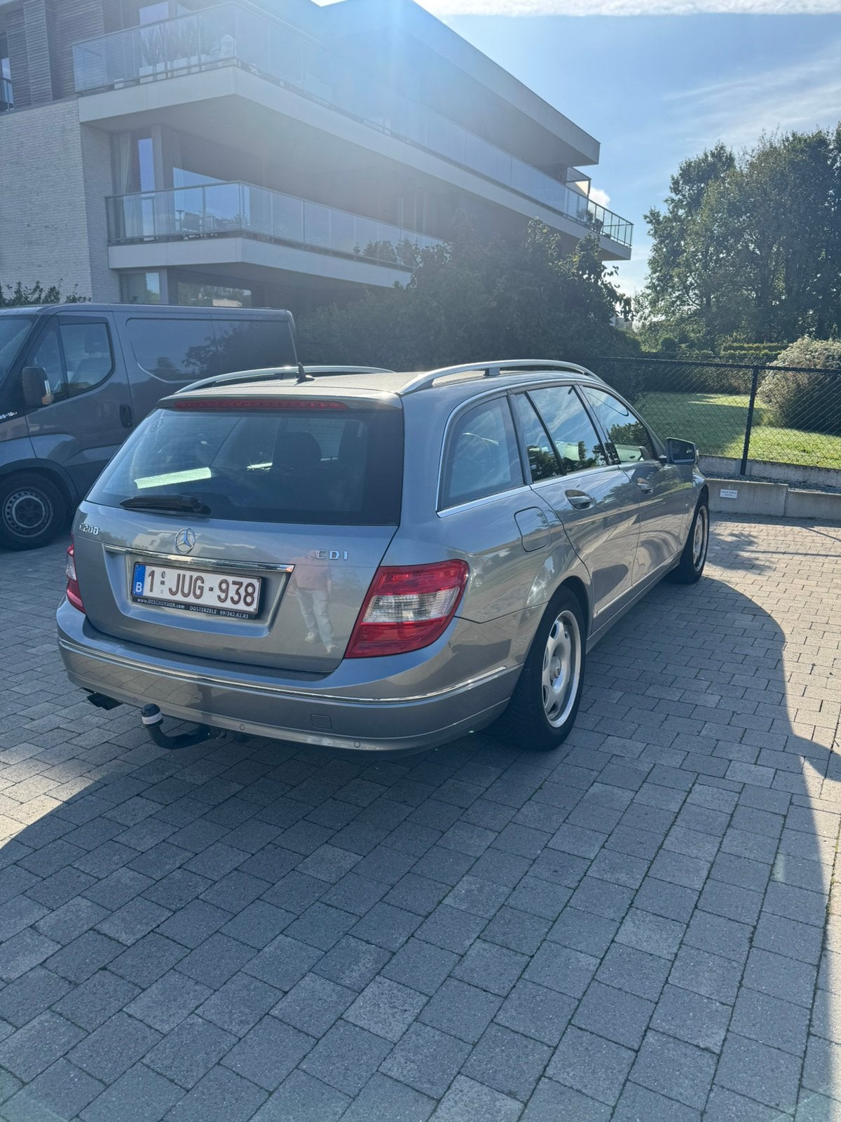 Mercedes C200/ euro5/ automaat/ navi/ pano, Auto's, Automaat, Stof, Verwarmde buitenspiegels, Zwart