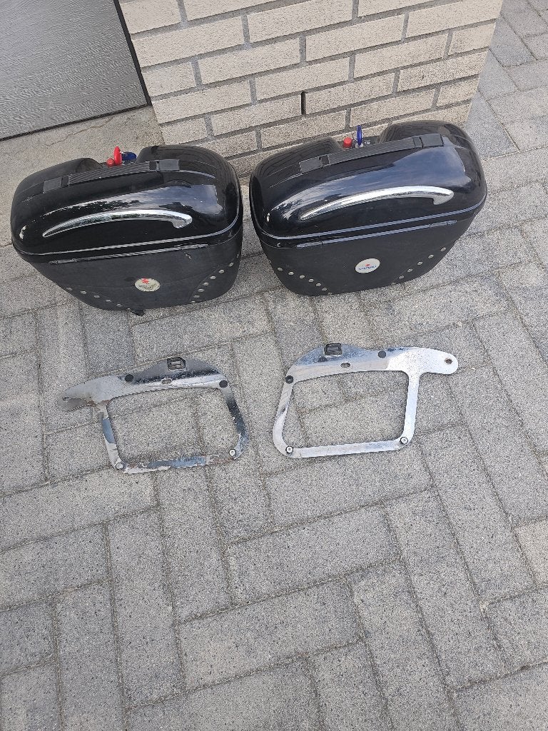 Koffers met houder van Suzuki VL800, Motoren, Ophalen of Verzenden, Gebruikt