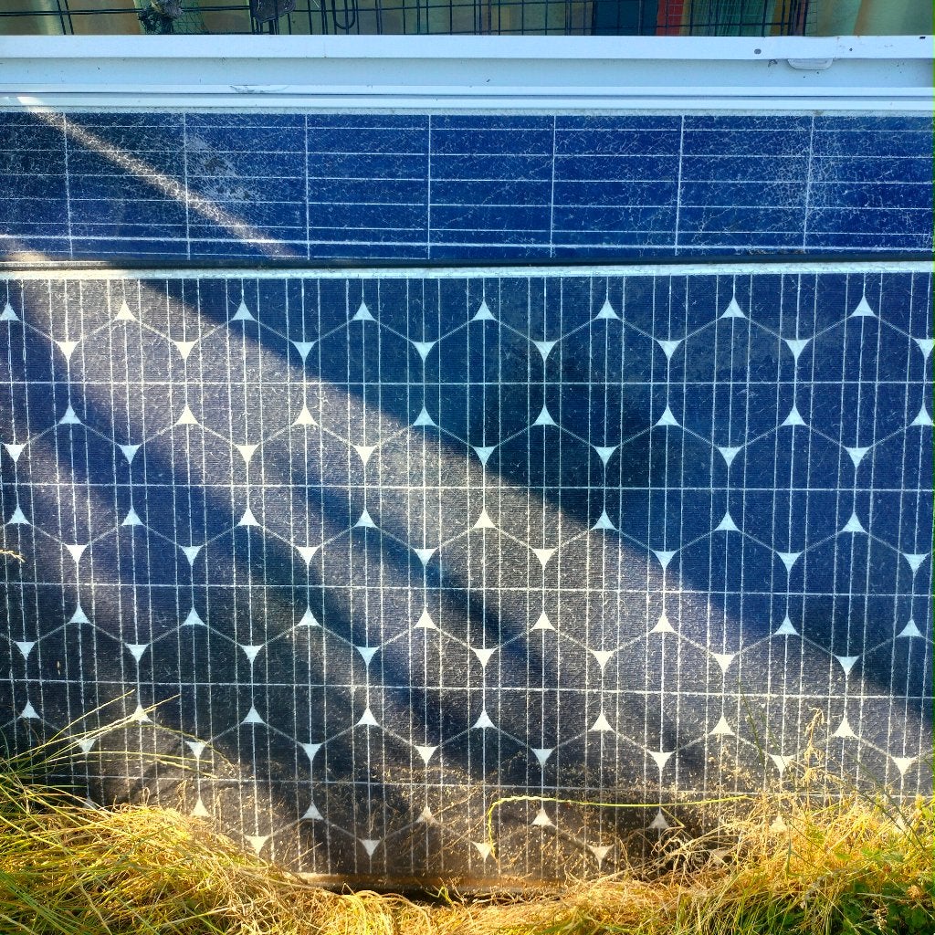 Zonnepanelen, Doe-het-zelf en Bouw, Zonnepanelen en Toebehoren, Ophalen, Gebruikt
