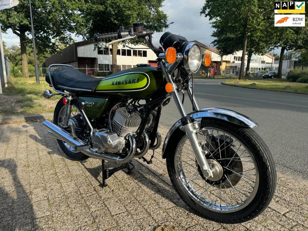 Kawasaki H1-F mach 3 500cc 3 cylinder 2 takt 2e eigenaar, on, Sport, 498 cc