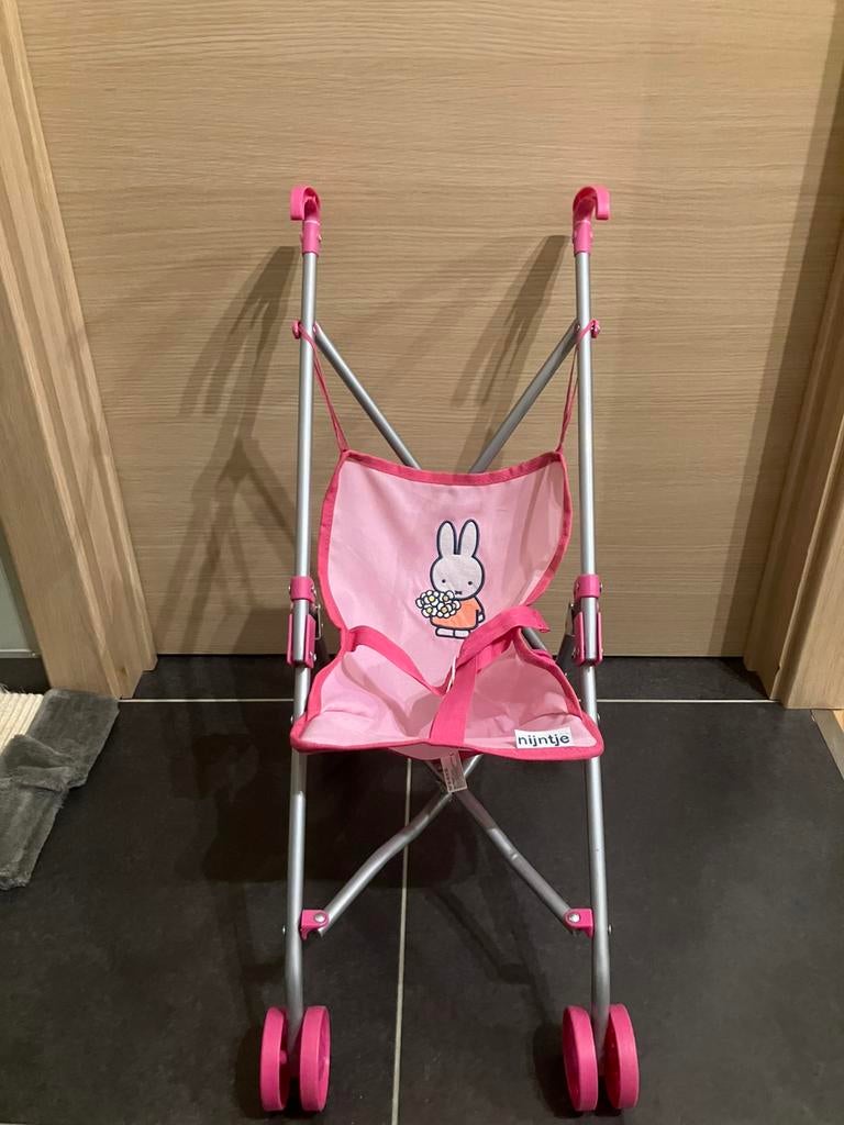 Roze poppenbuggy, Ophalen, Gebruikt