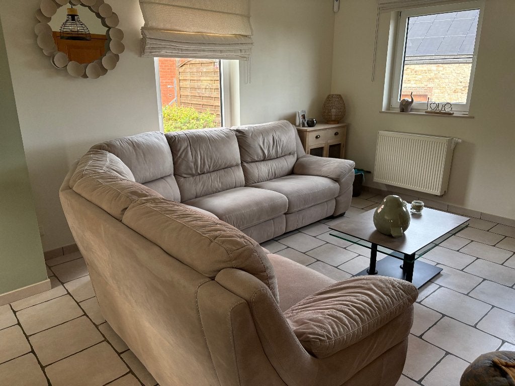 Salon complet en alcantara, Ophalen, Zo goed als nieuw, Stof