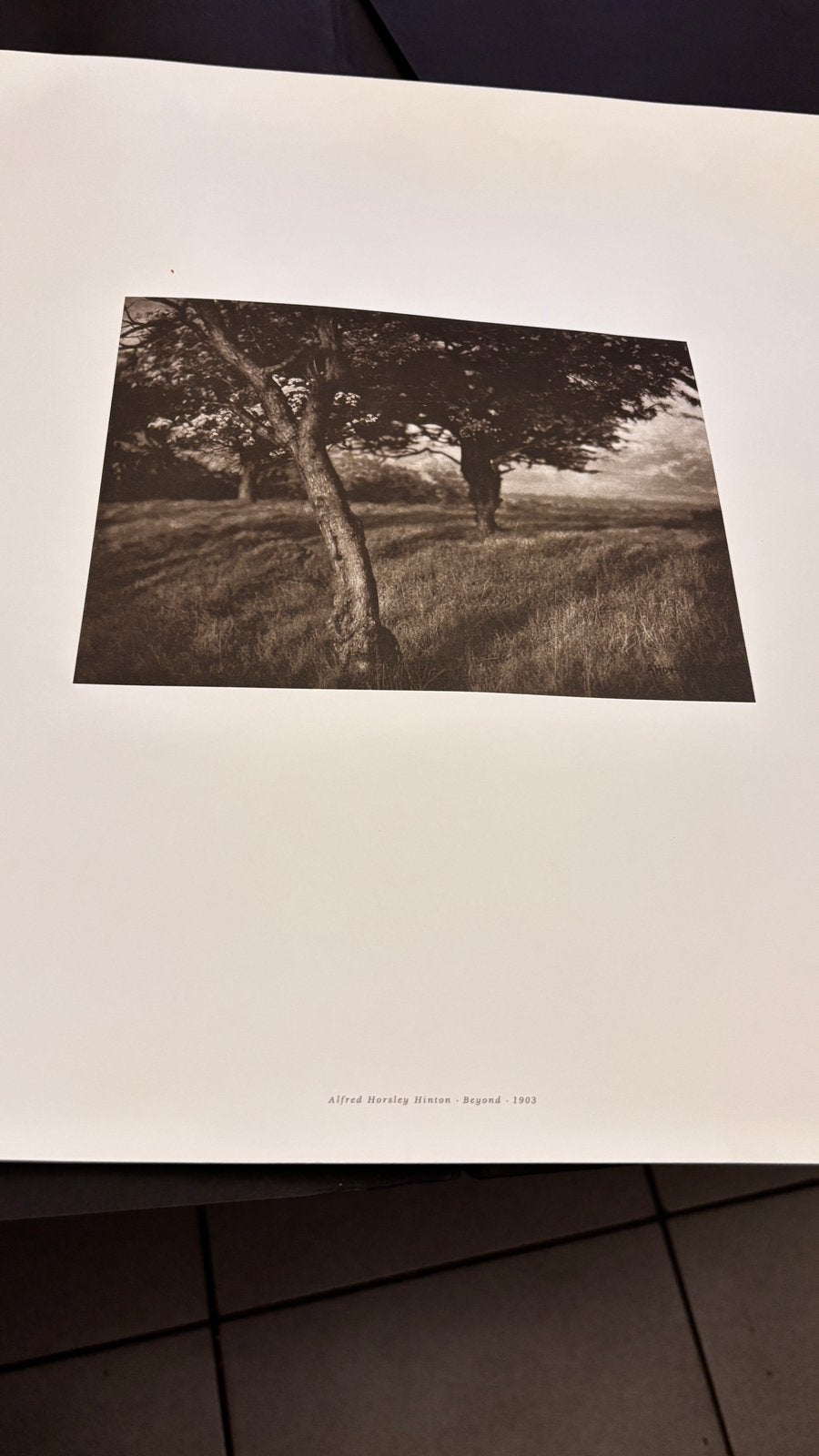 Mooie Kunstprint "Beyond" (1903) – Alfred Horsley Hinton, Antiquités & Art, Enlèvement, Impression, Original