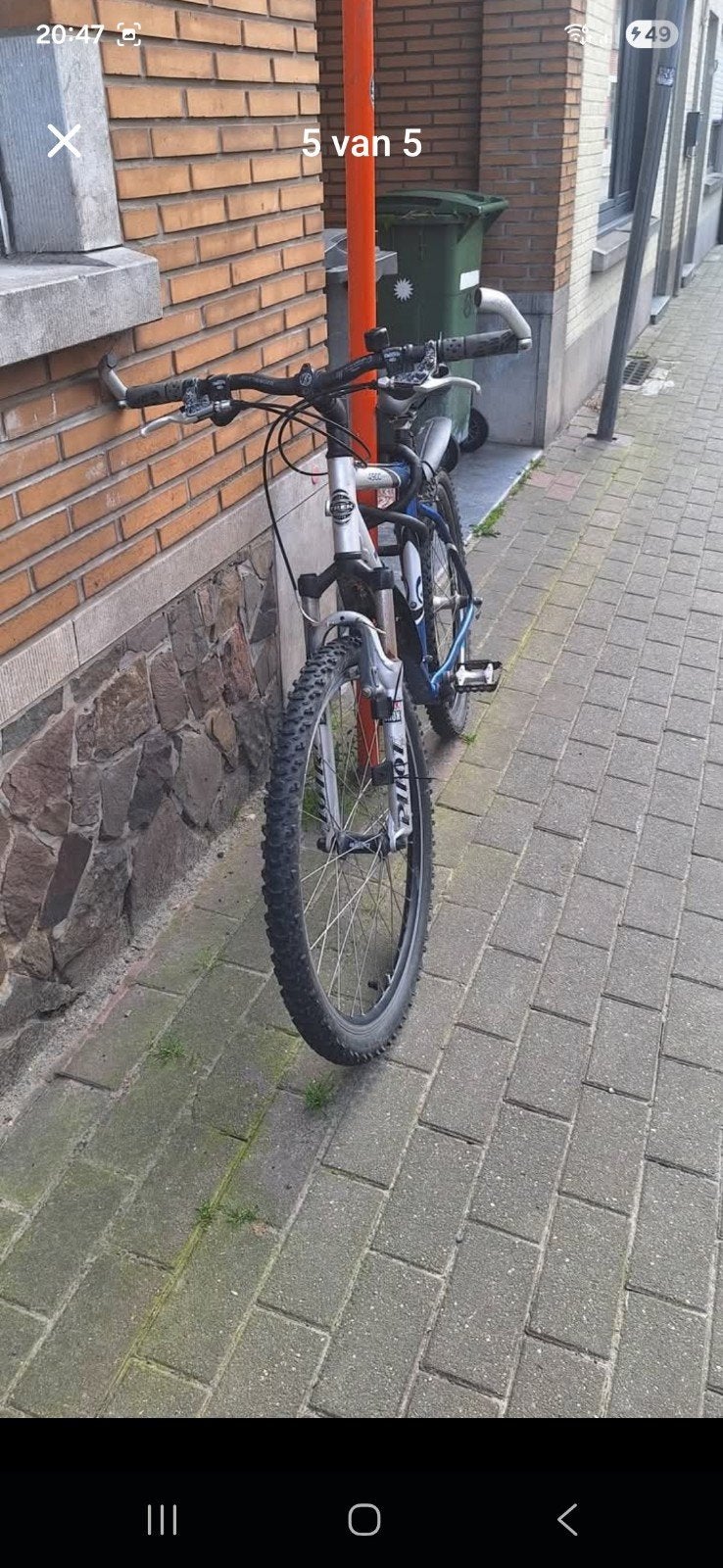 Fiets, Ophalen