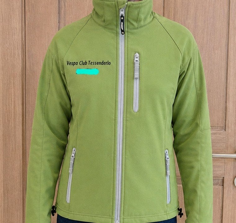 Veste vespa softshell verte pour femme taille S Vespa Club L, Enlèvement ou Envoi, Comme neuf, Taille 36 (S), Vert