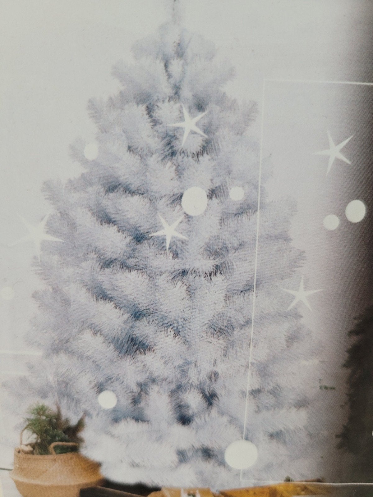 witte kerstboom, Binnen, Overige typen, 150 cm, Ophalen of Verzenden