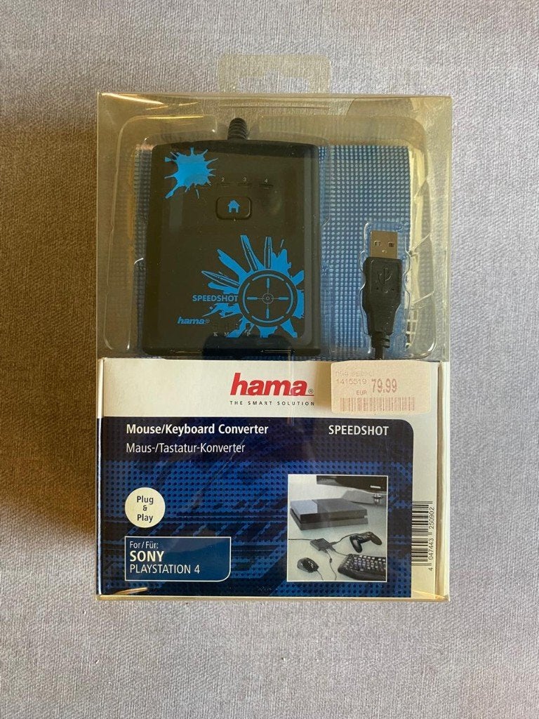 Hama Speedshot. Convertisseur souris/clavier pour console., TV, Hi-fi & Vidéo, Convertisseurs, Enlèvement ou Envoi, Neuf
