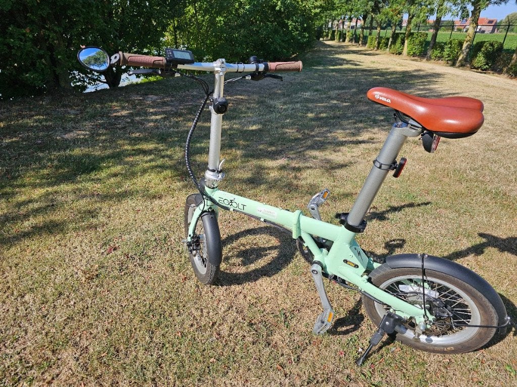 Eovolt-Retro plooifiets, Fietsen en Brommers, Fietsen | Vouwfietsen, Ophalen, Gebruikt, Heren, 14 tot 16 inch