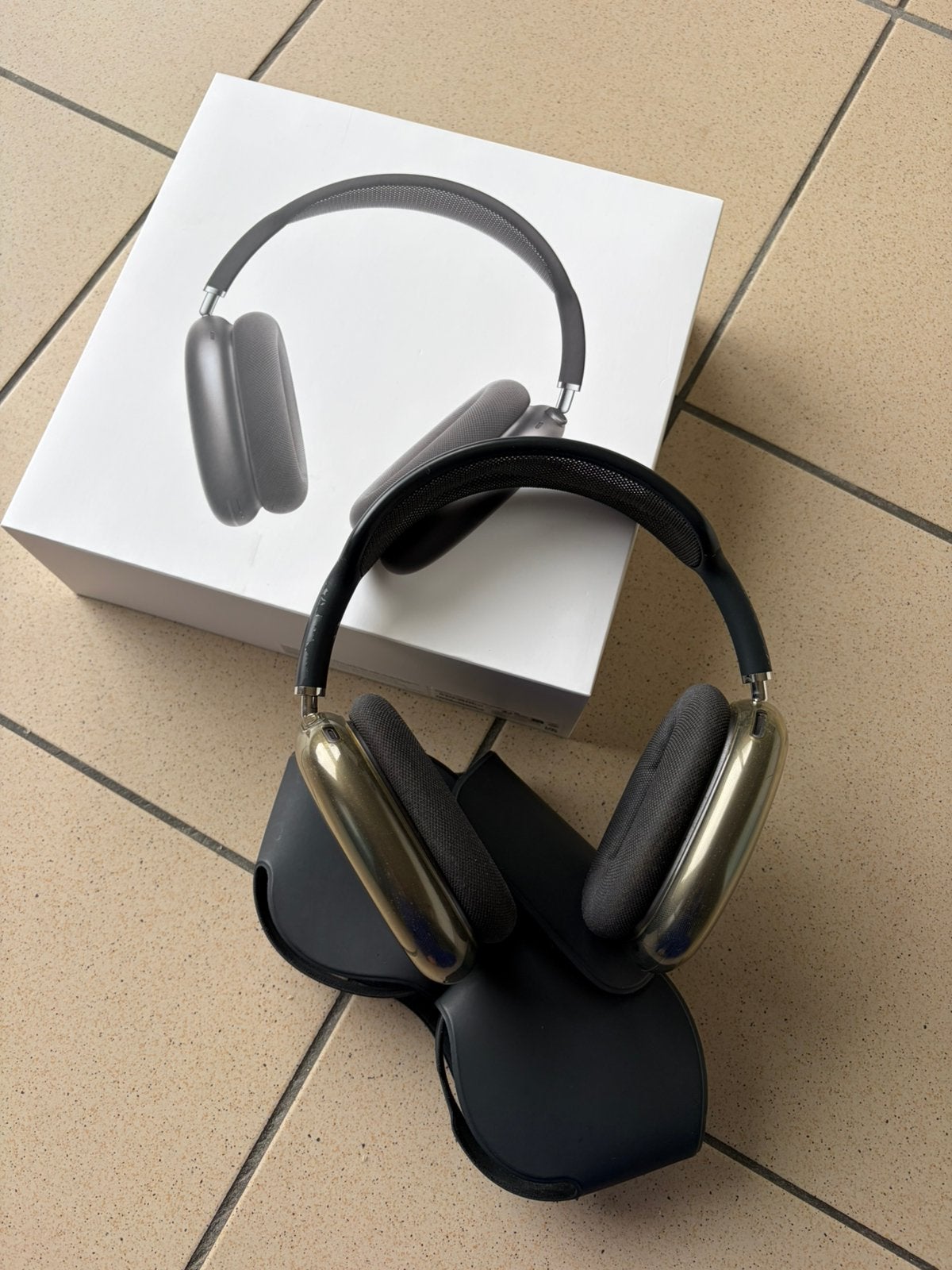 Apple Airpods Max avec étui intelligent avec boîte, Enlèvement ou Envoi, Casque gamer, Comme neuf, Over-ear