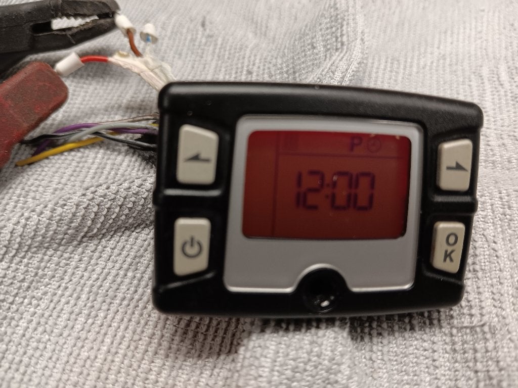 Eberspacher Easystart Timer 12 / 24 V Verwarming Standkachel, Ophalen of Verzenden, Zo goed als nieuw