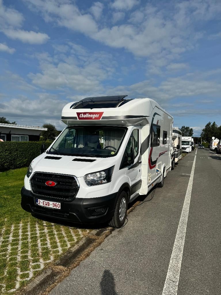 TOP Mobilhome Challenger 260 TE KOOP!!!, Jusqu'à 4, Toilette à cassette, Boîte manuelle, Ford