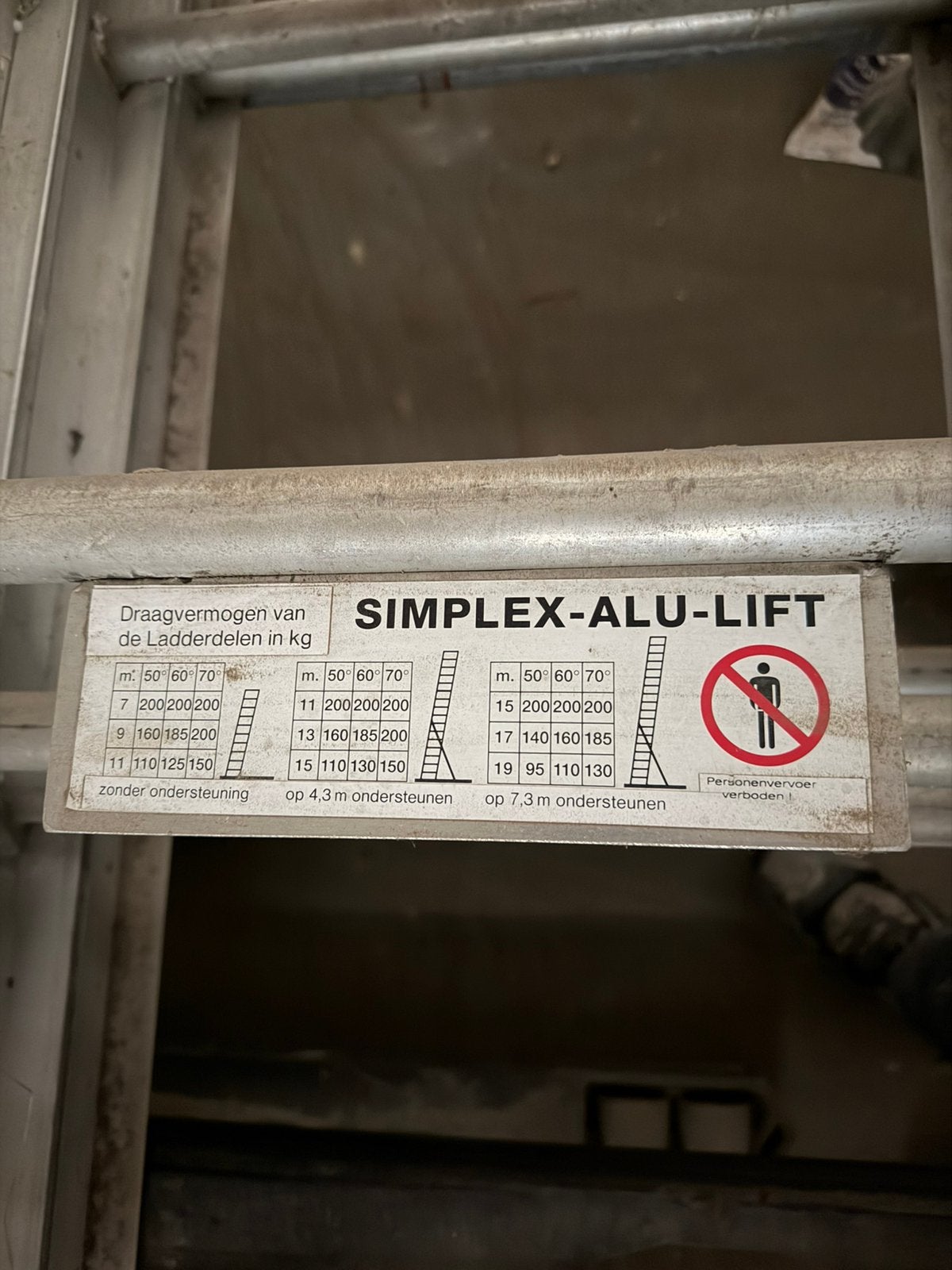 Ladderlift, Doe-het-zelf en Bouw, Ophalen, Zo goed als nieuw