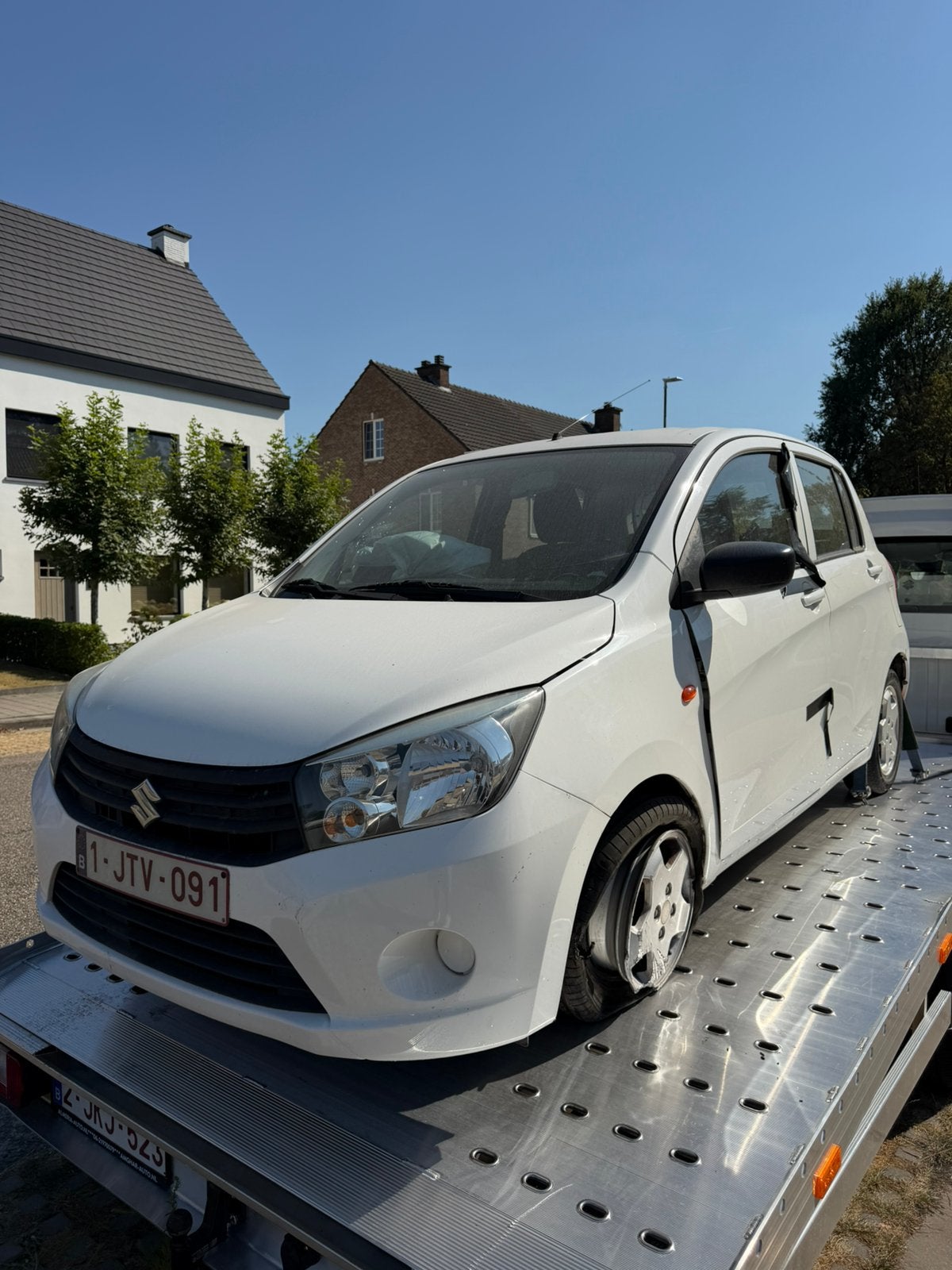 Suzuki Celio 2018 schadewagen, motor perfect., Auto's, Suzuki, 50 kW, Euro 6, Bedrijf, Airbags