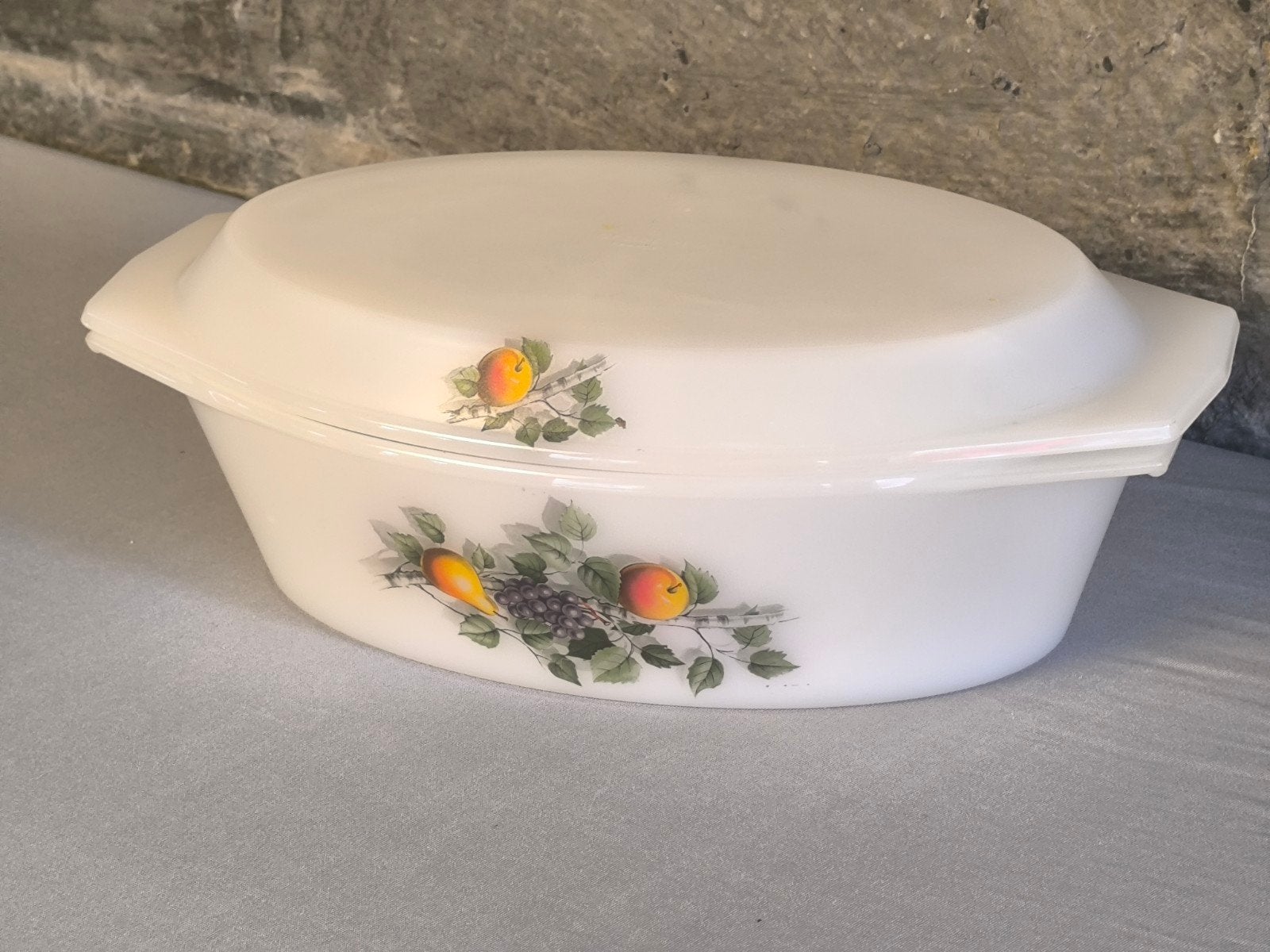 Arcopal France — Plat de cuisson ovale avec couvercle — Frui, Enlèvement ou Envoi