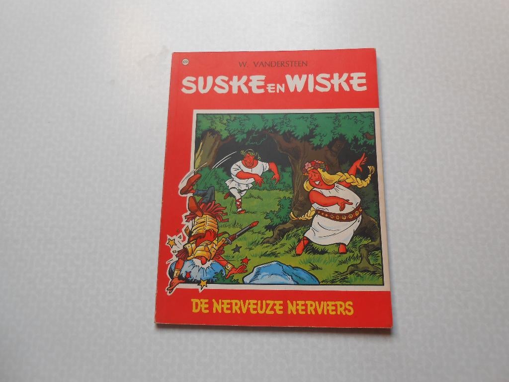 suske en wiske 69 De nerveuze Nerviers 1967 1 ste druk. Mat, Boeken, Willy Vandersteen, Eén stripboek, Ophalen of Verzenden, Zo goed als nieuw