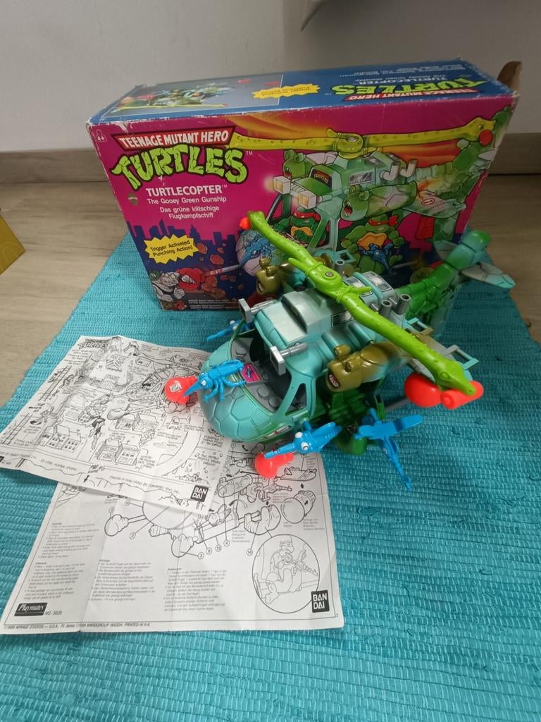 Tortue Vintage 1990 complet avec boîte et manuel, Enlèvement ou Envoi, Utilisé