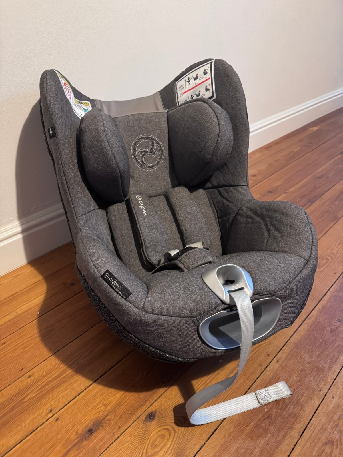 Autostoel cybex sirona cloud Z i-size met onderstel base Z, Verstelbare rugleuning, Gebruikt, 0 t/m 18 kg, Isofix