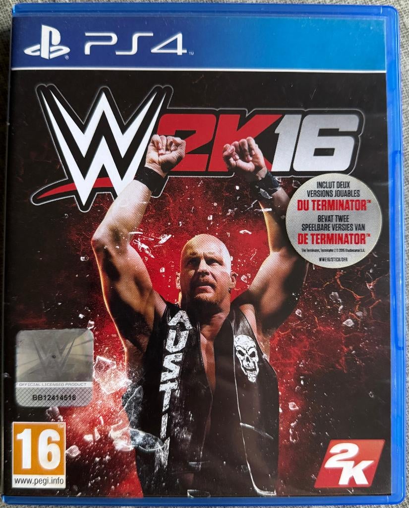 WWE 2K16 [PS4], Consoles de jeu & Jeux vidéo, Jeux | Sony PlayStation 4, Comme neuf, Combat, 2 joueurs, À partir de 16 ans, Un ordinateur