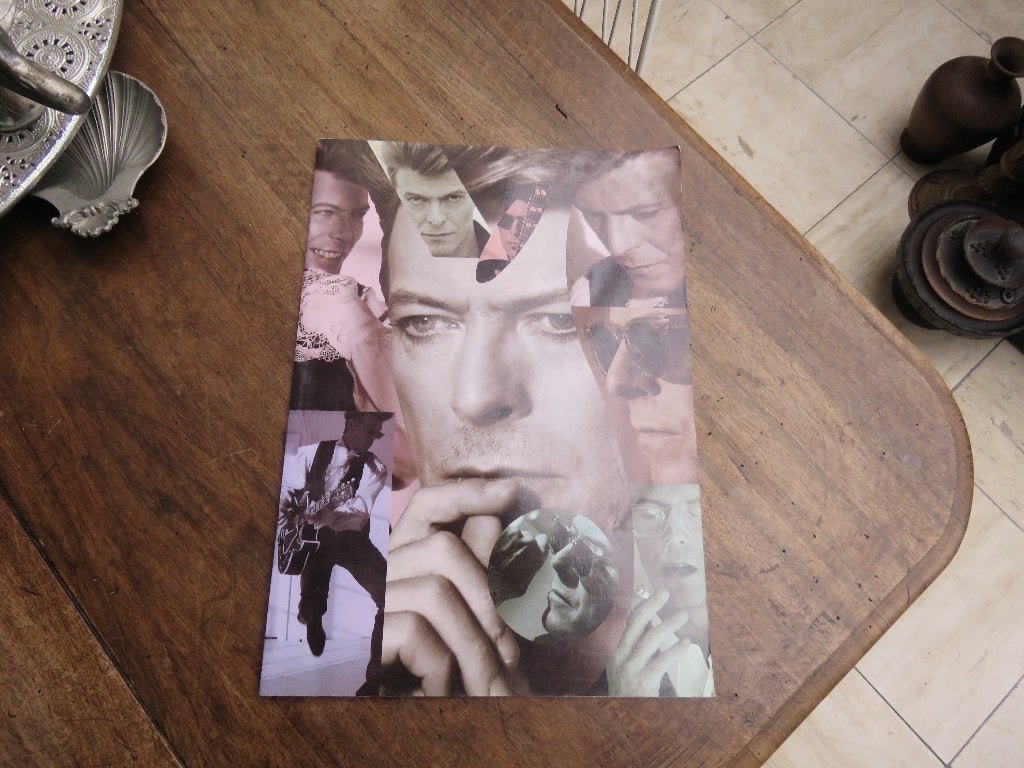 David Bowie Sound + Vision Concert Program Oversized 1990, Ophalen of Verzenden