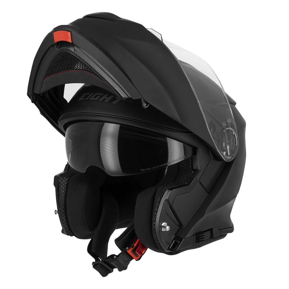 Casque modulable vito furio double visière noir mat neuf, Envoi, Neuf, avec ticket, M, Femmes