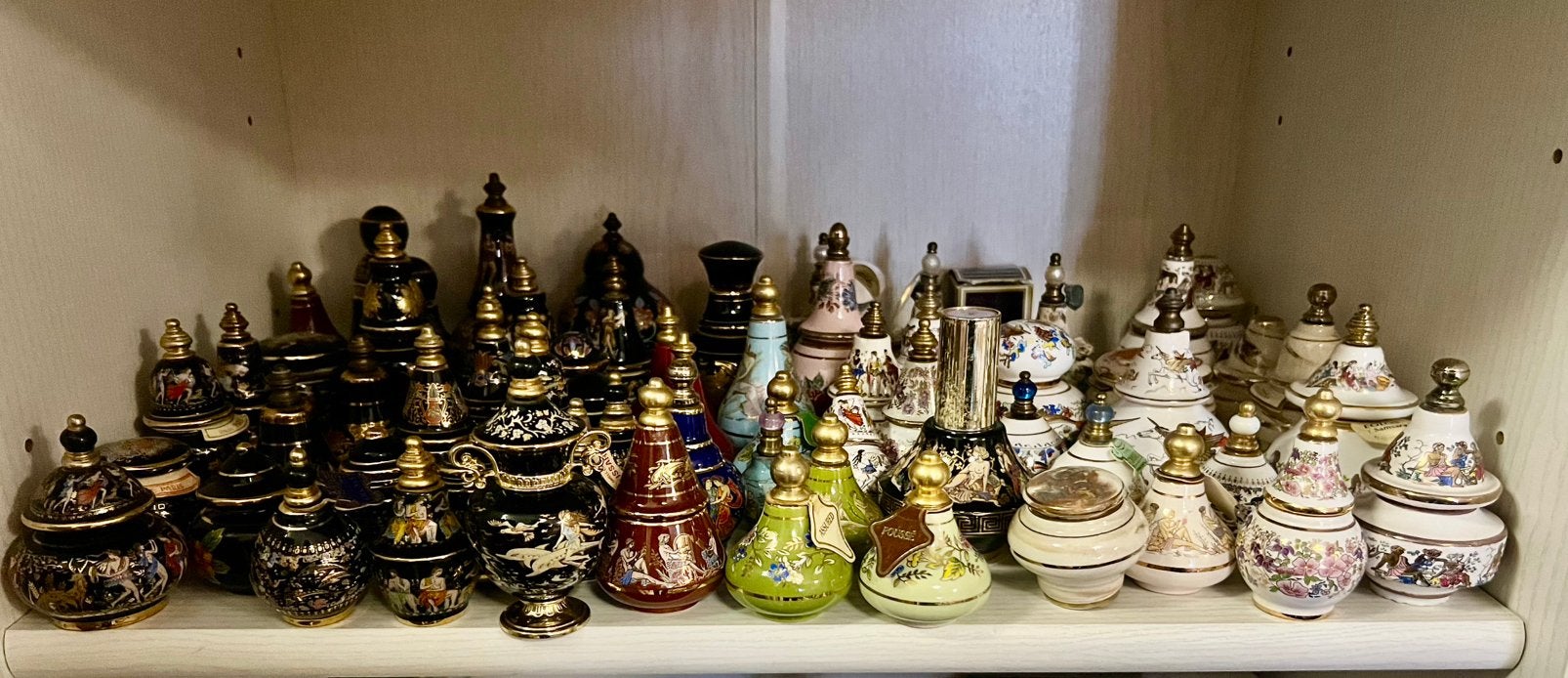 Collectie Griekse Parfumflesjes, Verzamelen, Ophalen, Gebruikt