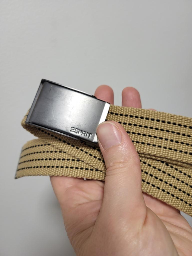 Beige Esprit riem / Ceinture, Bijoux, Sacs & Beauté, Bagues, Enlèvement ou Envoi, Beige