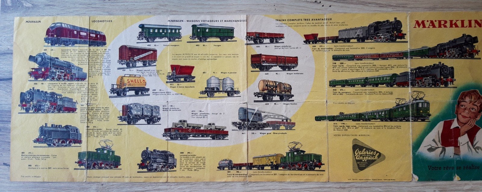 Marklin folder 1957, Hobby en Vrije tijd, Ophalen of Verzenden, Gebruikt