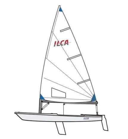 VOILIER LASER PERFORMANCE ILCA 6 BLANC, Enlèvement, Comme neuf, 3 à 6 mètres, Autres types