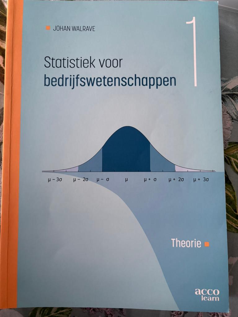 Johan Walrave - Statistiek voor de bedrijfswereld, Ophalen, Nederlands, Johan Walrave