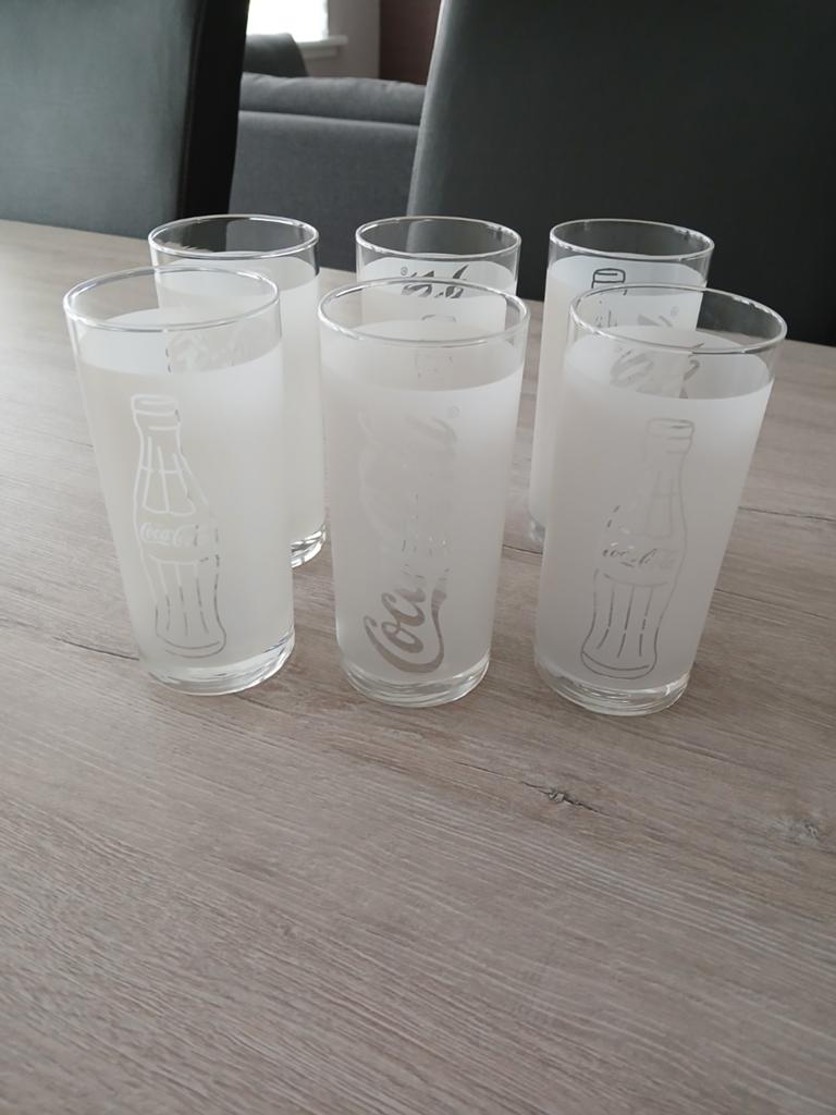 6 nieuwe Coca-Cola glazen, Ophalen of Verzenden
