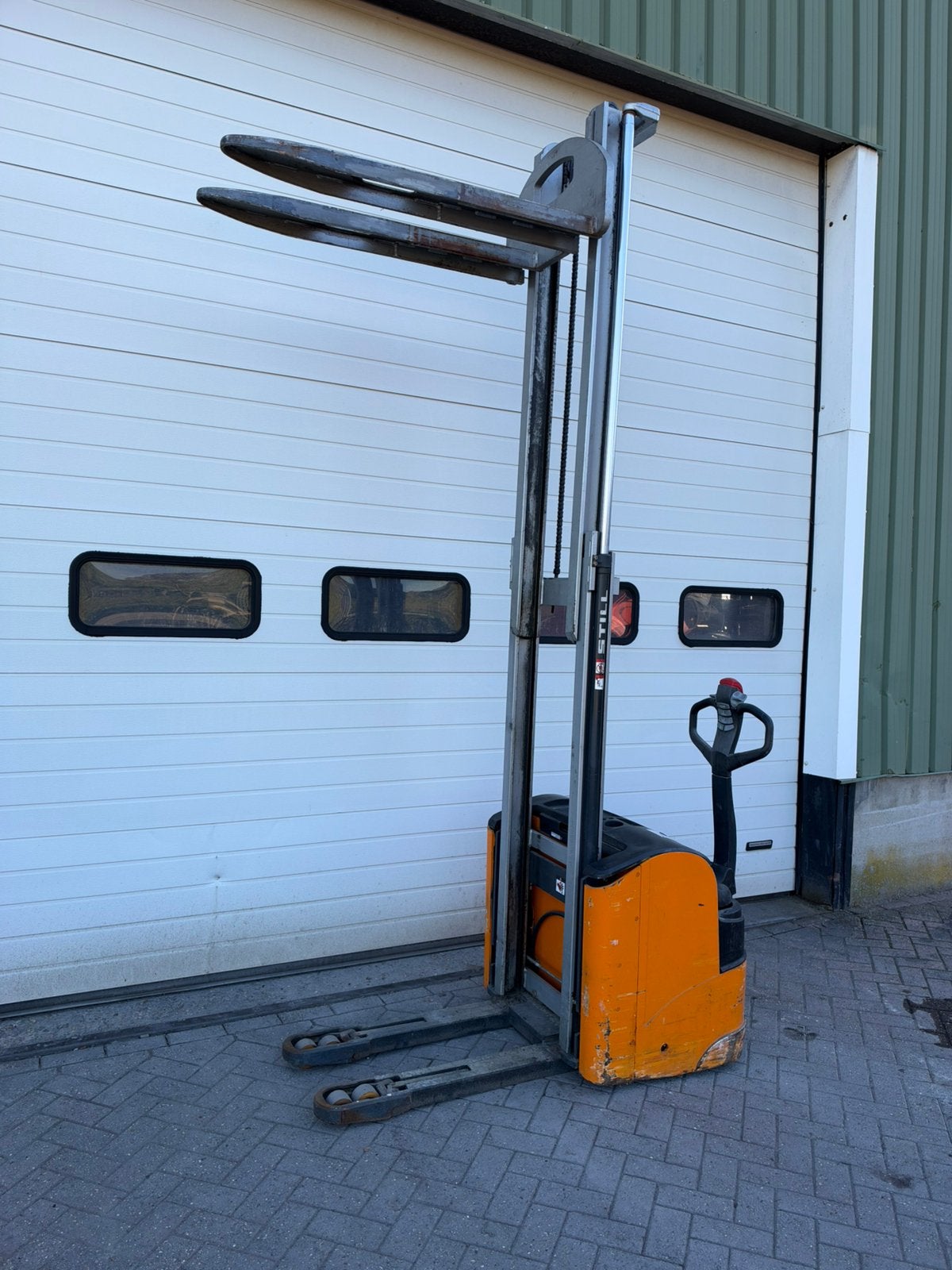 Electrische stapelaar dubbelstock