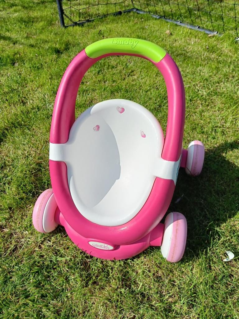 Smoby minikiss 2 in 1 loopwagen, Ophalen