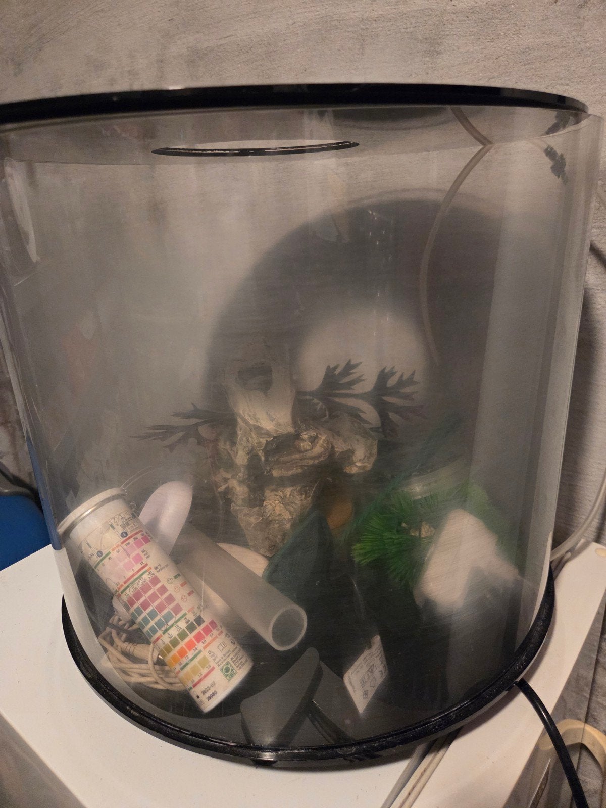 Rond aquarium, Ophalen, Gebruikt, Aquariummeubel