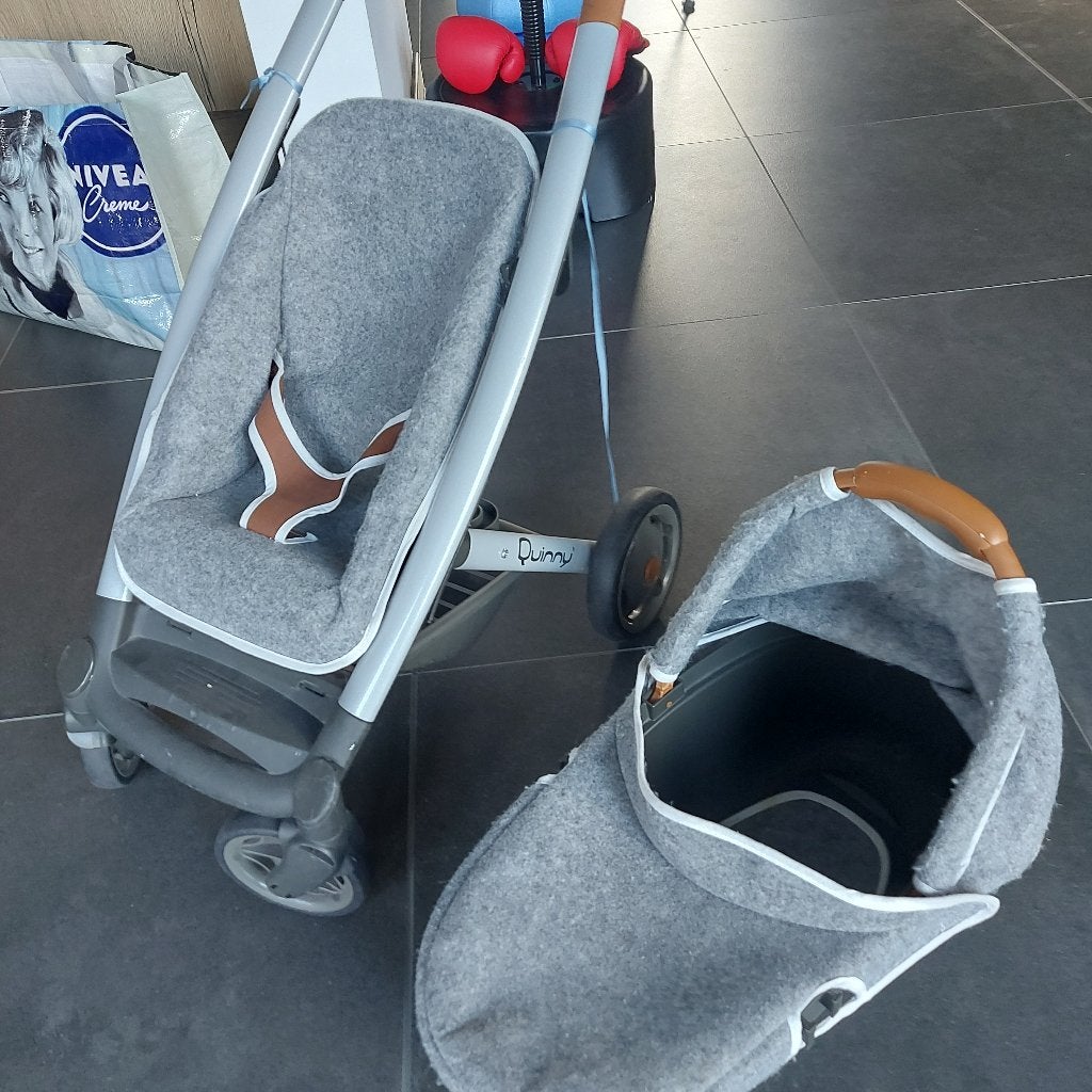 Smoby 3 in 1 poppenwagen Quinny, Ophalen