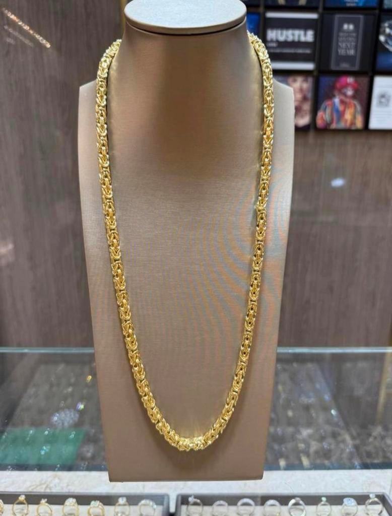 14KT Goud - 89.5 Gram - Ketting - KONING, Bijoux, Sacs & Beauté, Colliers, Enlèvement, Neuf, Jaune, Or