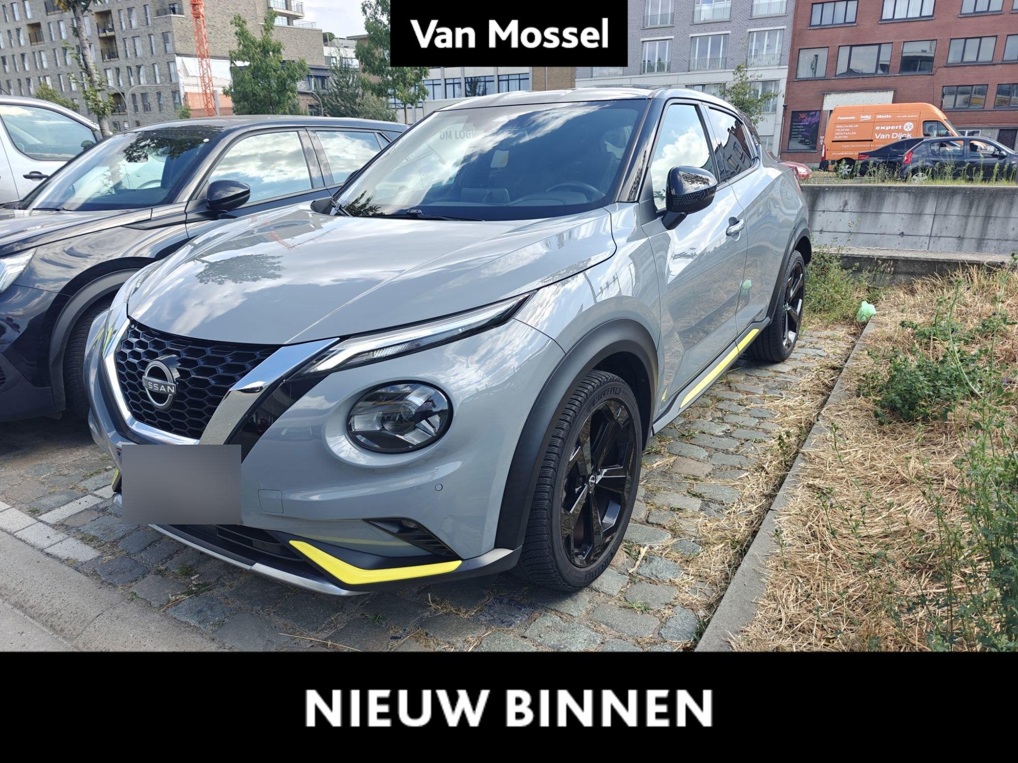 Nissan Juke 1.0 DIG-T 114 Kiiro, Autos, Nissan, Argent ou Gris, Achat, 1250 kg, Euro 6