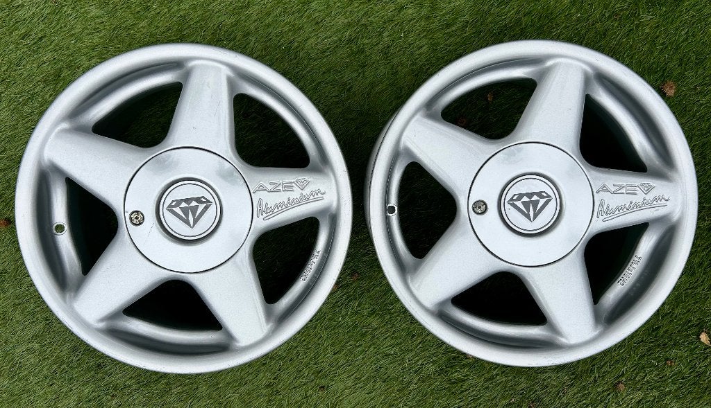 Set NOS (new old stock) 7,5Jx15” AZEV A ‘Aluminium’ 4x100, Auto-onderdelen, Ophalen, Nieuw, BMW
