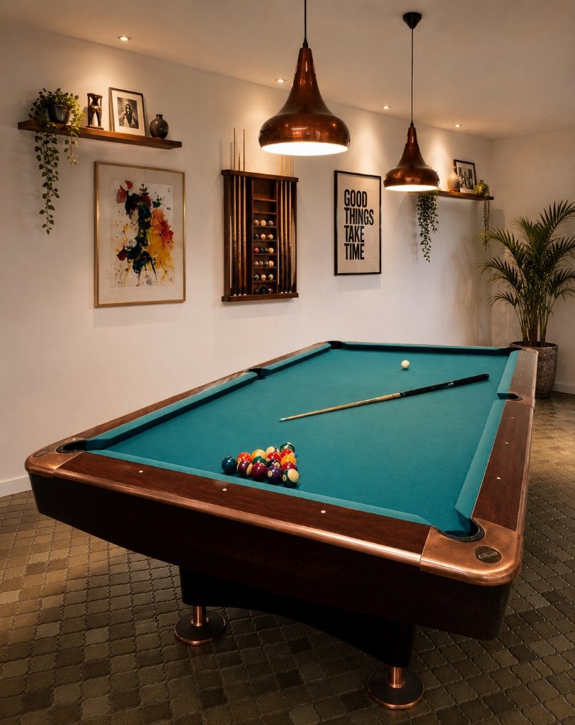 Professioneel biljart 1.65x2.95 merk CLASH, Ophalen, Zo goed als nieuw, Pooltafel