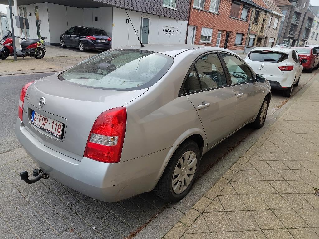 Nissan Primera 2004 - Sedan met of zonder keuring, Auto's, Particulier, Primera, Euro 4, Zilver of Grijs