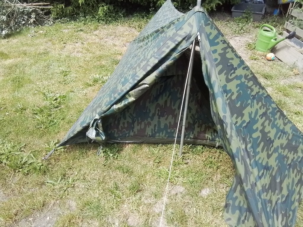 Tente militaire 1 personne, Ophalen, Zo goed als nieuw