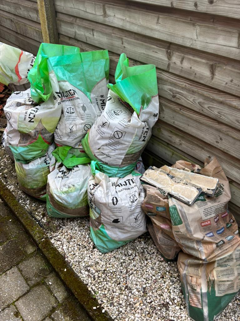 Steenpuin gratis, Tuin en Terras, Zand, Ophalen, Gebruikt