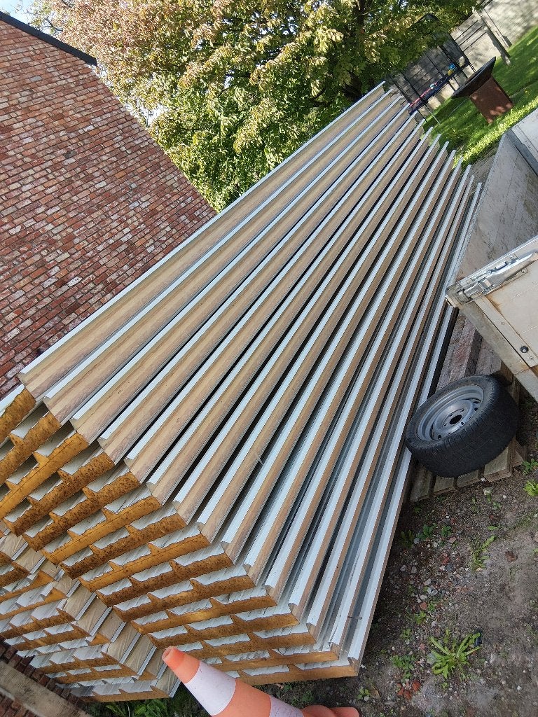 Geïsoleerde sandwich panelen, Doe-het-zelf en Bouw, Ophalen, Zo goed als nieuw, Overige materialen, 50 tot 100 mm