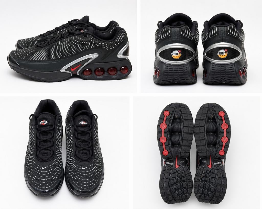 Nike Air Max Dn – Zwart/Rood – Topstaat – Maat 45, Ophalen