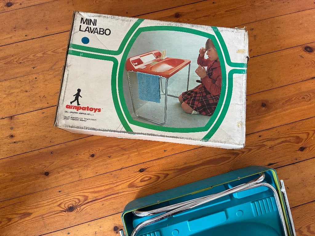 vintage speelgoed ampatoys mini lavabo jaren 70, Enlèvement, Utilisé
