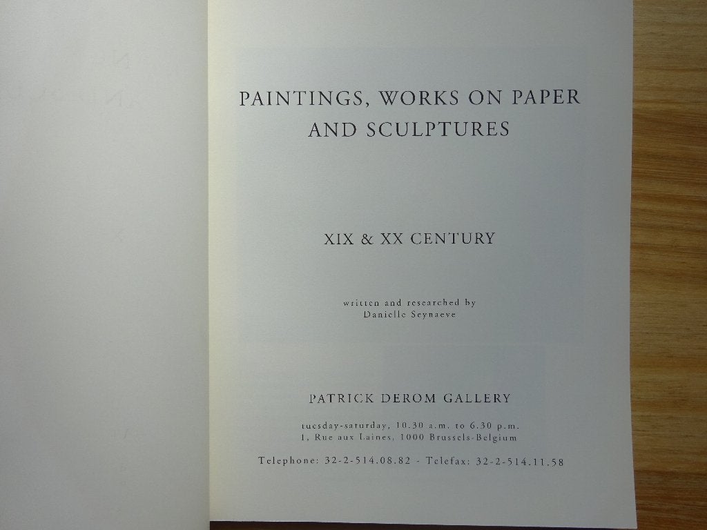 Derom 1991 Claus, Dufy, Meunier, Spilliaert, Khnopff, Bonnet, Ophalen of Verzenden, Zo goed als nieuw, Schilder- en Tekenkunst