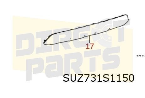 Suzuki Across (9/20-) (A5Z) skidplate achterbumper Origineel, Neuf, Arrière, -, -